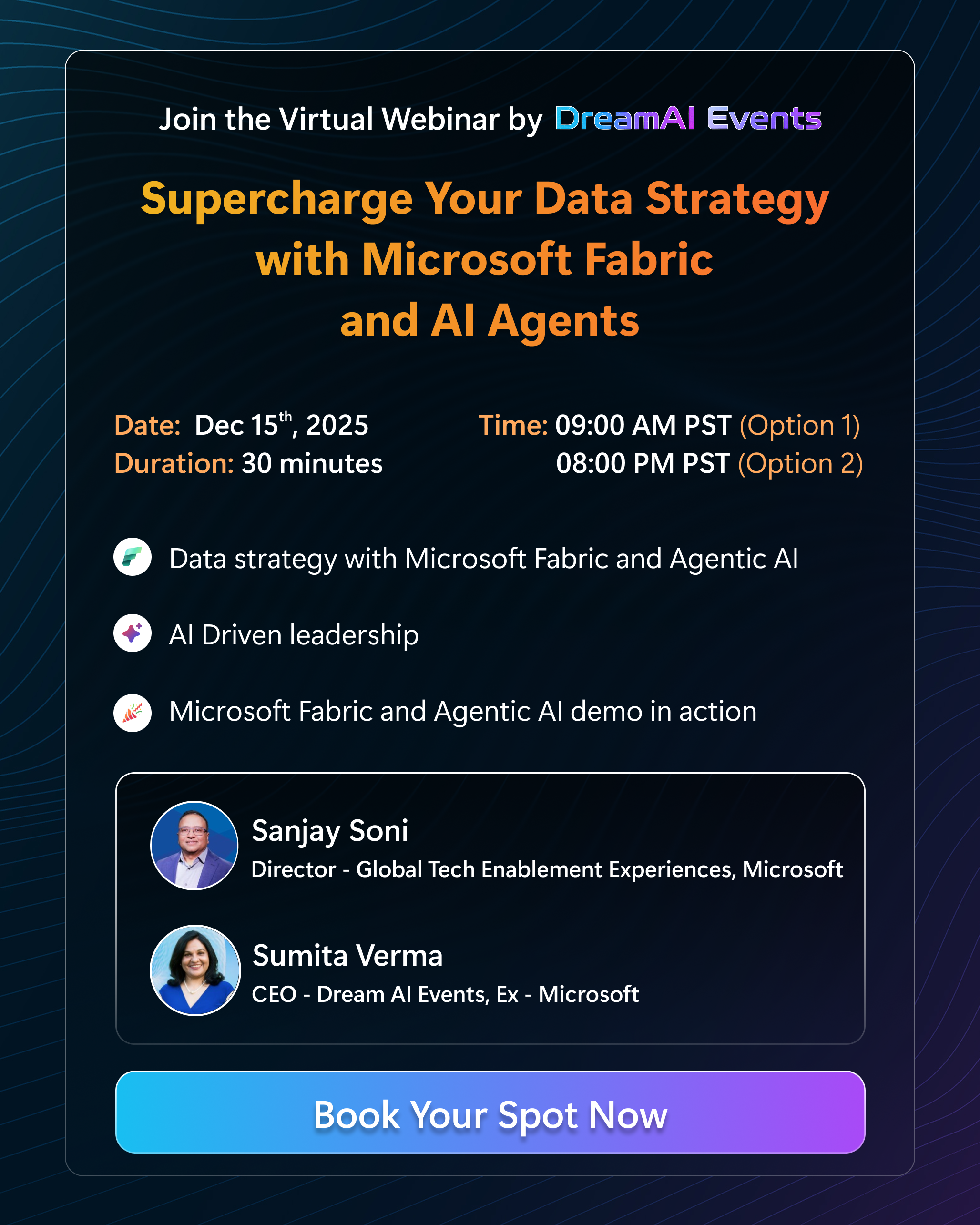 New Events - DreamAI Events